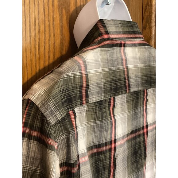 Urban Pipeline Awesomely Soft Ultimate Shirt M Plaid Long Sleeve Cotton - Picture 10 of 12